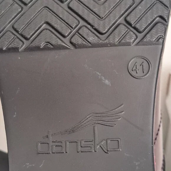 Dansko Women's Professional Work Nurse Clog Cordovan Cabrio Leather Size 41 - Picture 5 of 8